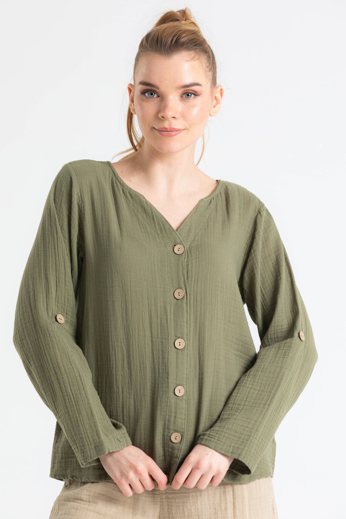 ASR-Bluse (151.512.05); 100 % Baumwolle