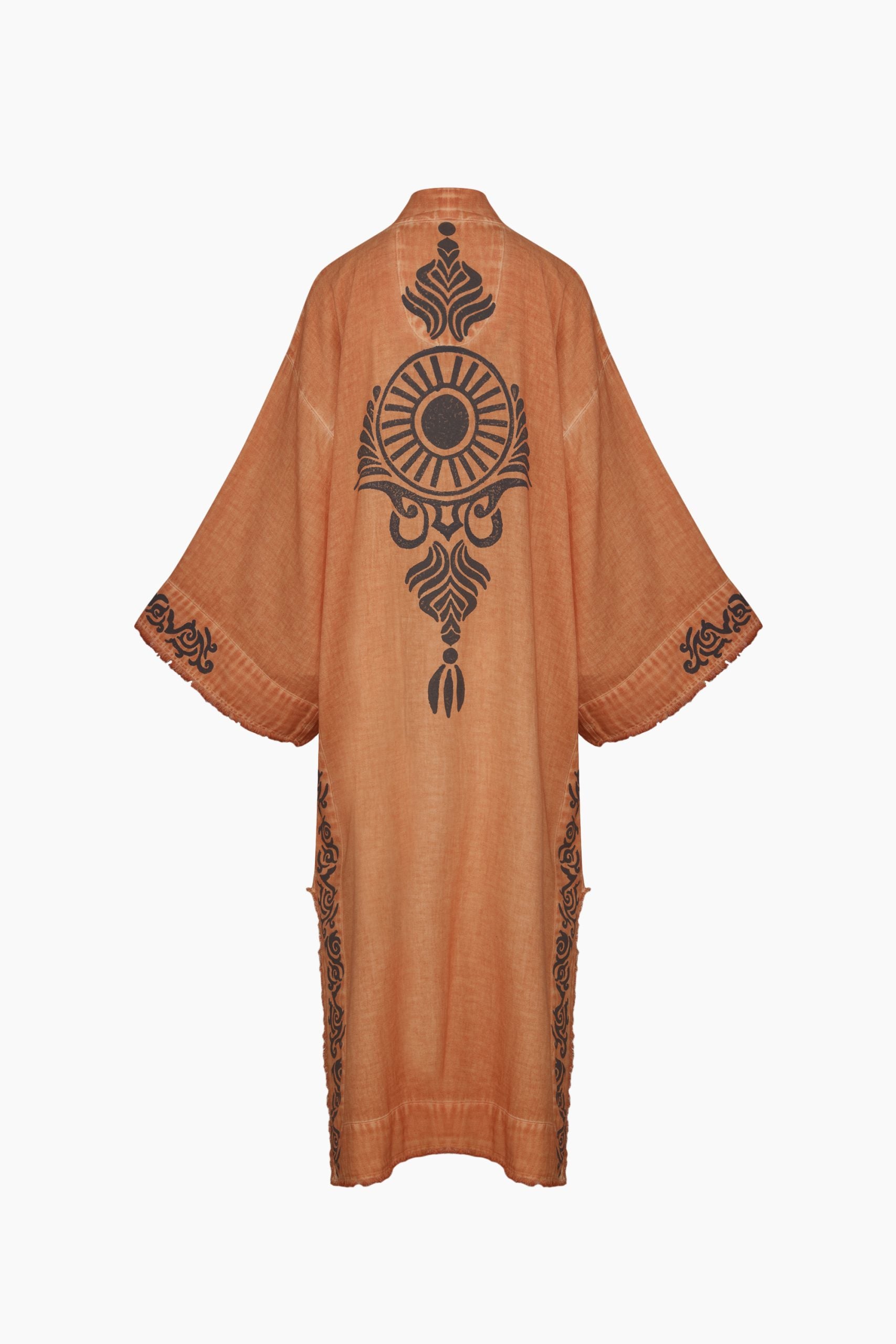 Gaia Kimono (3189); 87% Cotton 13% Linen