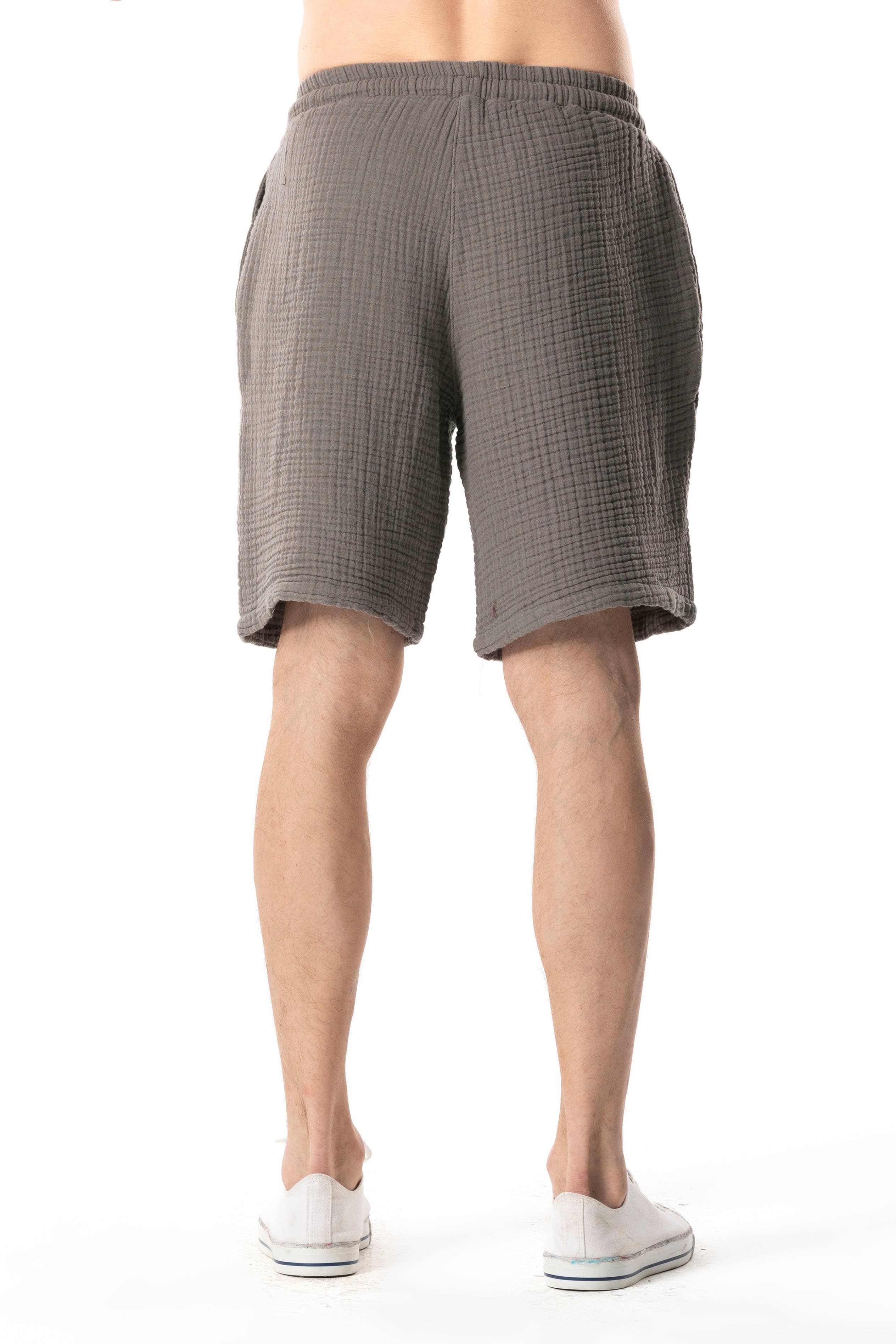 Multi Muslin Men's Shorts (161.540.28); 100% Cotton