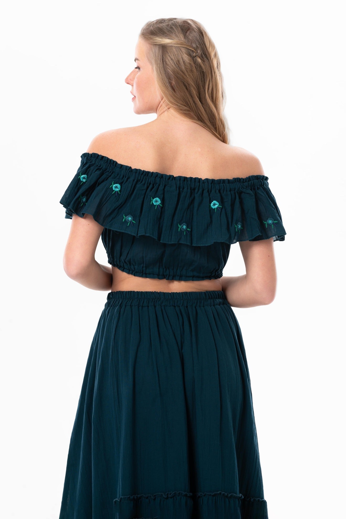 LVN Embroidered Blouse (151.713.01); 100% Cotton