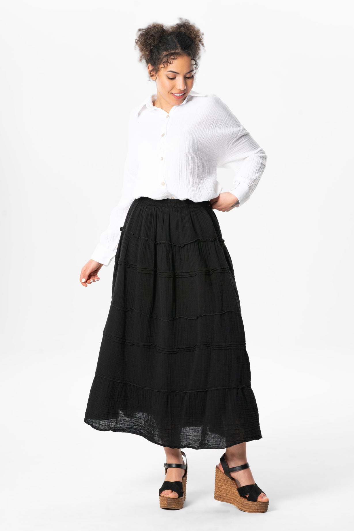 BNN Long Skirt (151.530.02); 100% Cotton