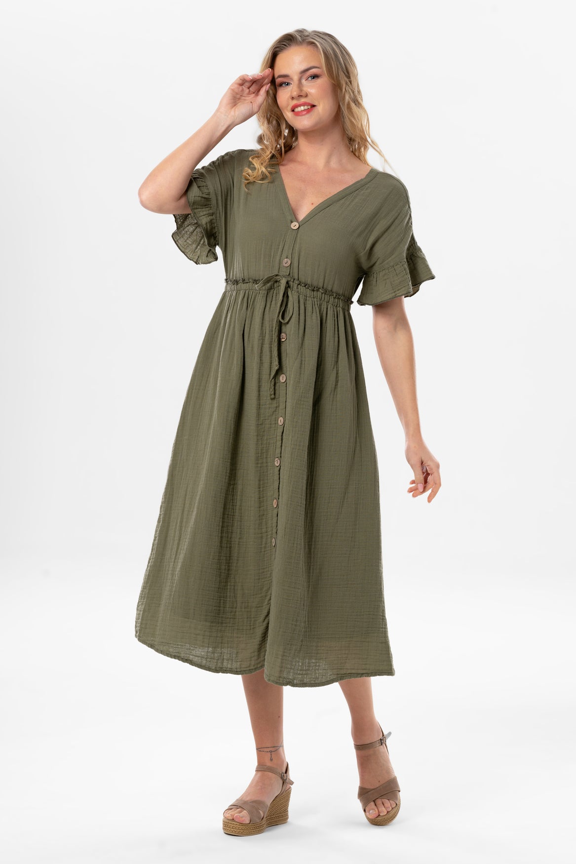 AFR Dress (151.521.03); 100% Cotton