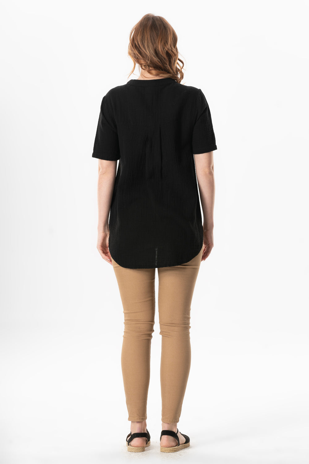 GLG Short Sleeve Blouse (151.511.04); 100% Cotton