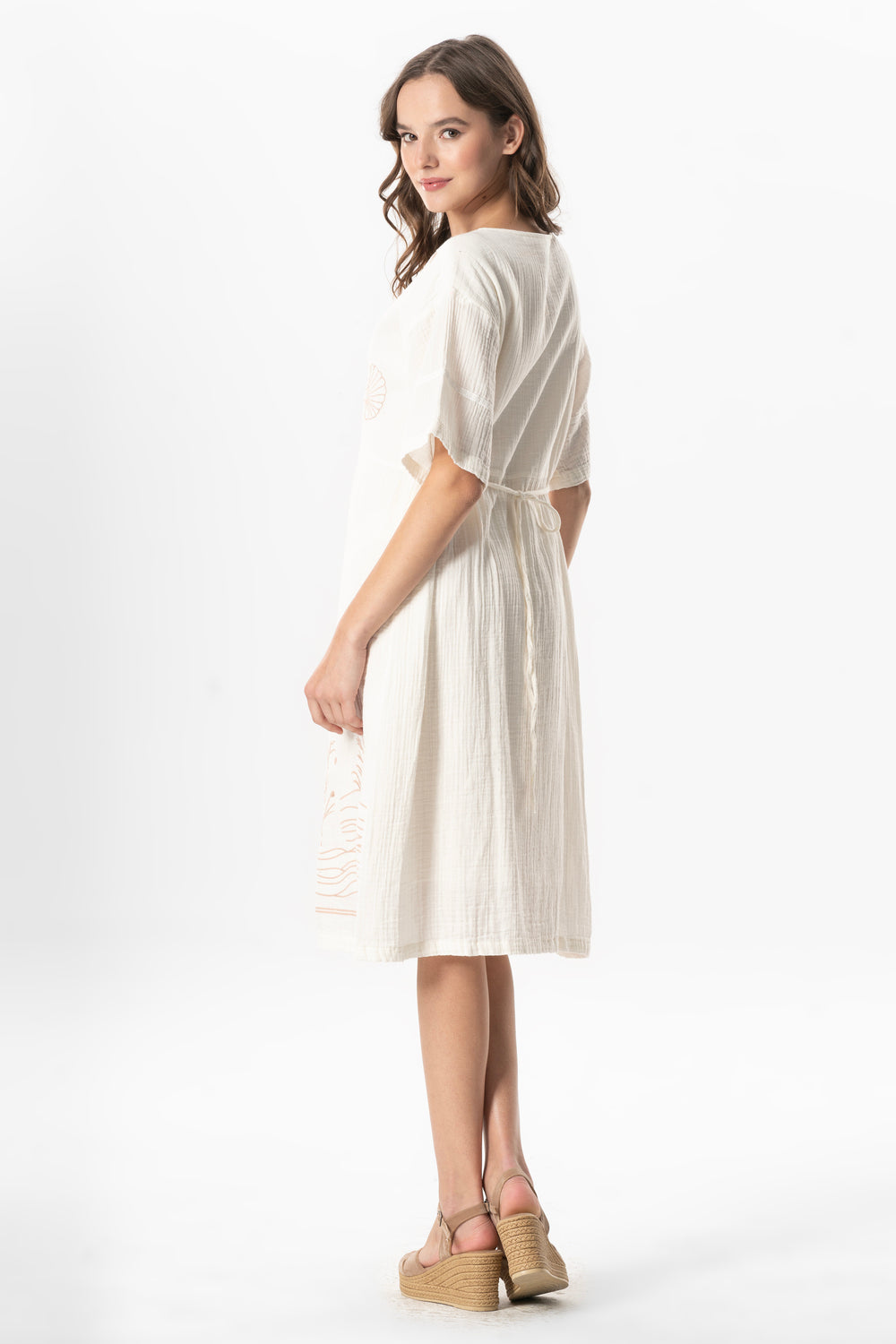 ALZ Short Sleeve Dress (151.521.08); 100% Cotton