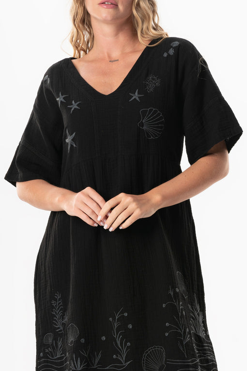 ALZ Short Sleeve Dress (151.521.08); 100% Cotton