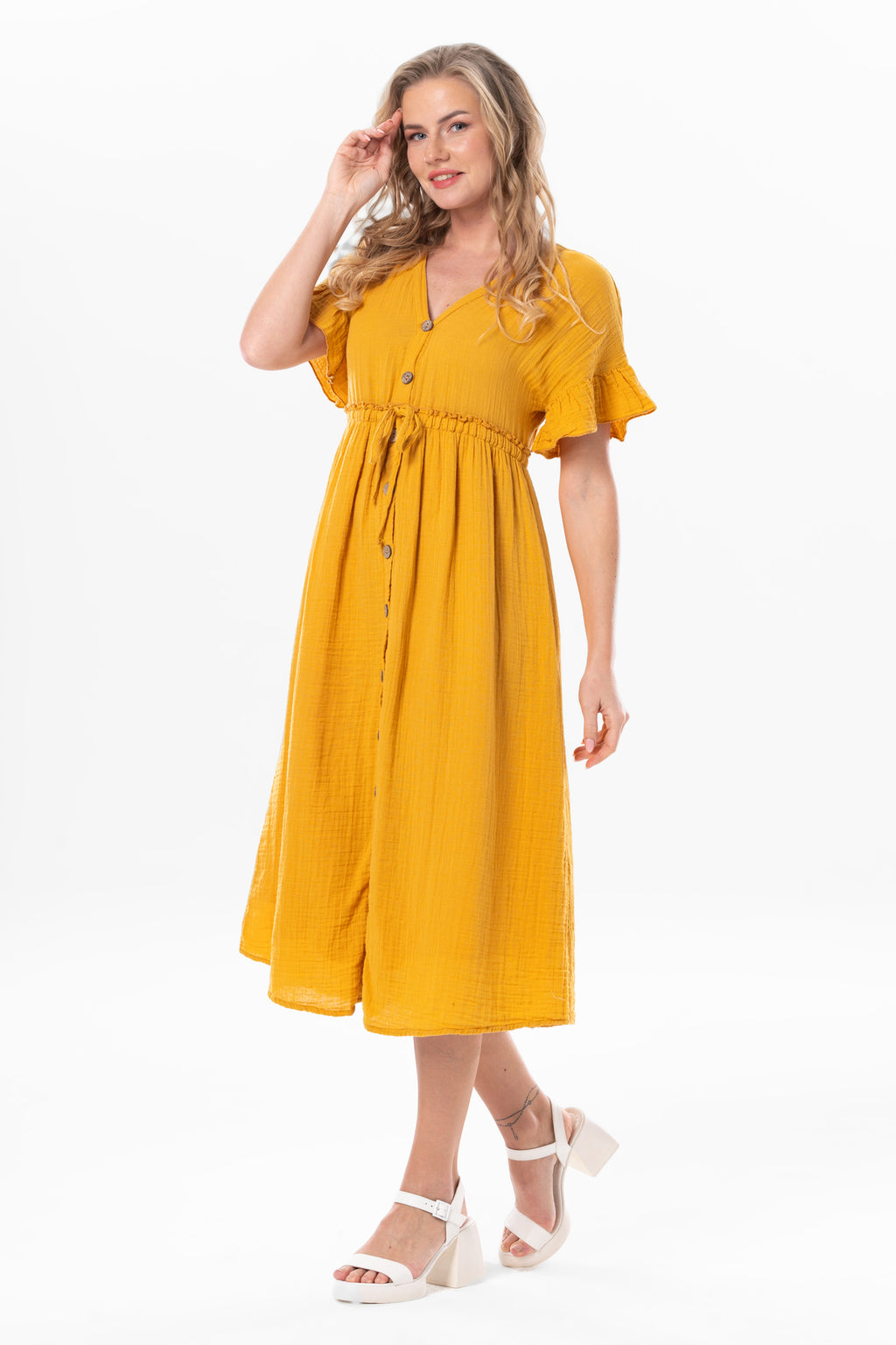 AFR Cotton Muslin Dress