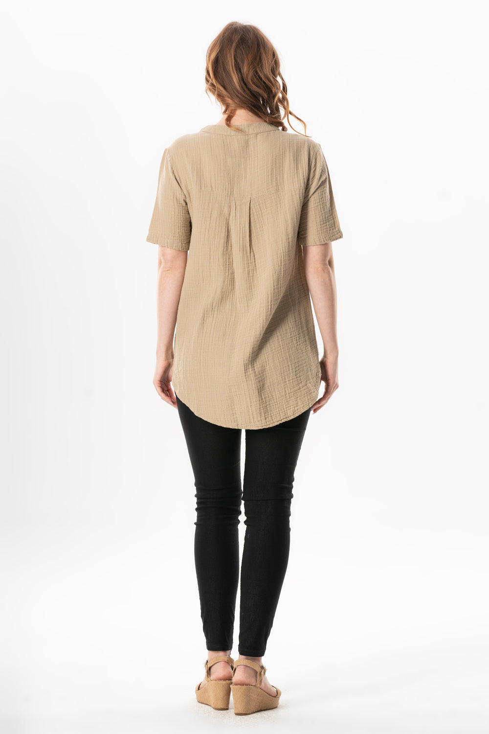 GLG Short Sleeve Blouse (151.511.04); 100% Cotton