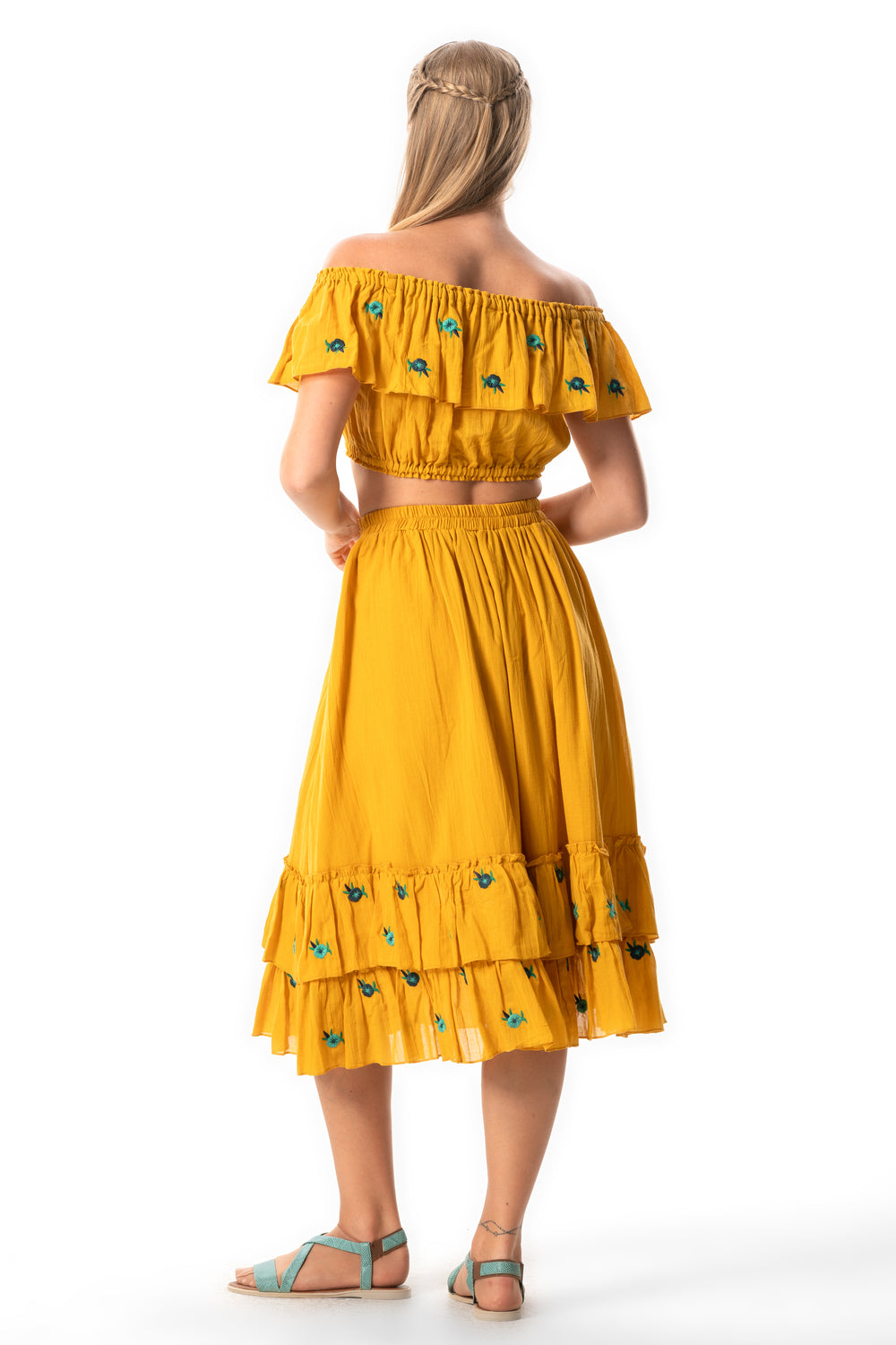 LVN Embroidered Blouse (151.713.01); 100% Cotton