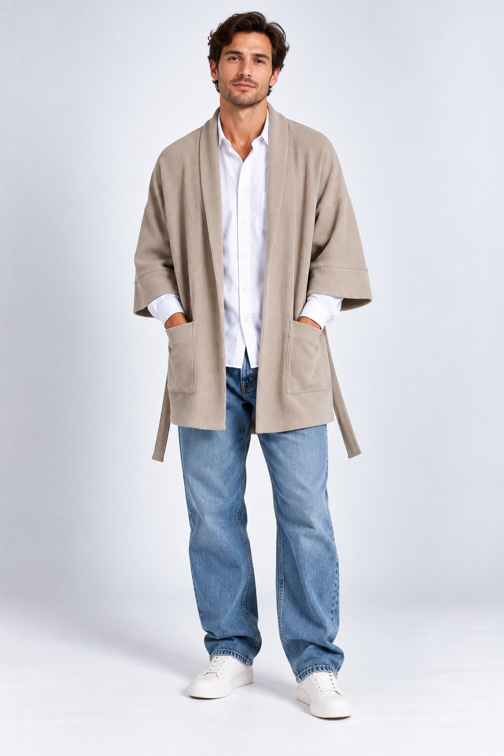 FULMARIX Unisex Cotton Cardigan