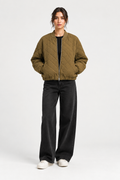 FULMARIX Women's Bomber Zip Jacket