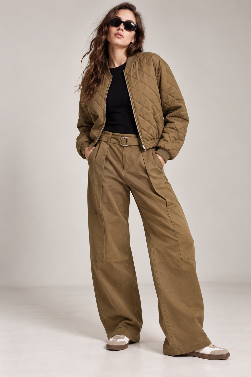 FULMARIX Women's Bomber Zip Jacket