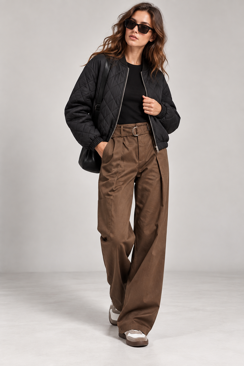 FULMARIX Women's Bomber Zip Jacket