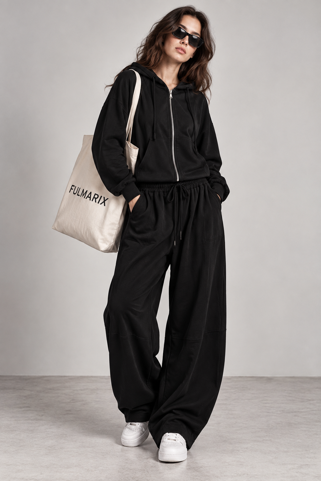 FULMARIX Women's Baggy Trousers
