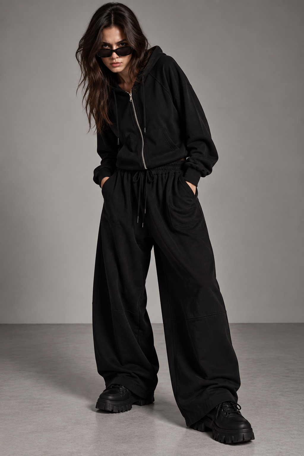 FULMARIX Women's Baggy Trousers