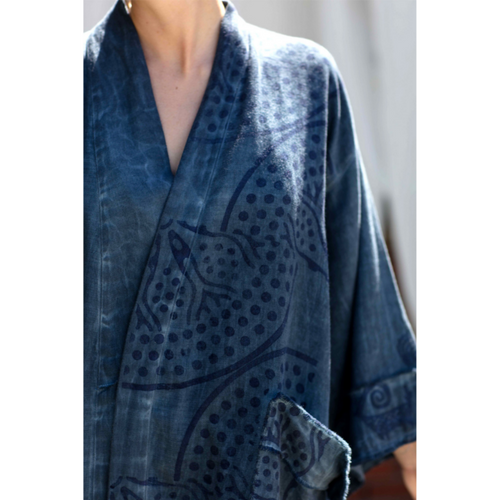 Ajna Kimono (3425); 87% Cotton 13% Linen