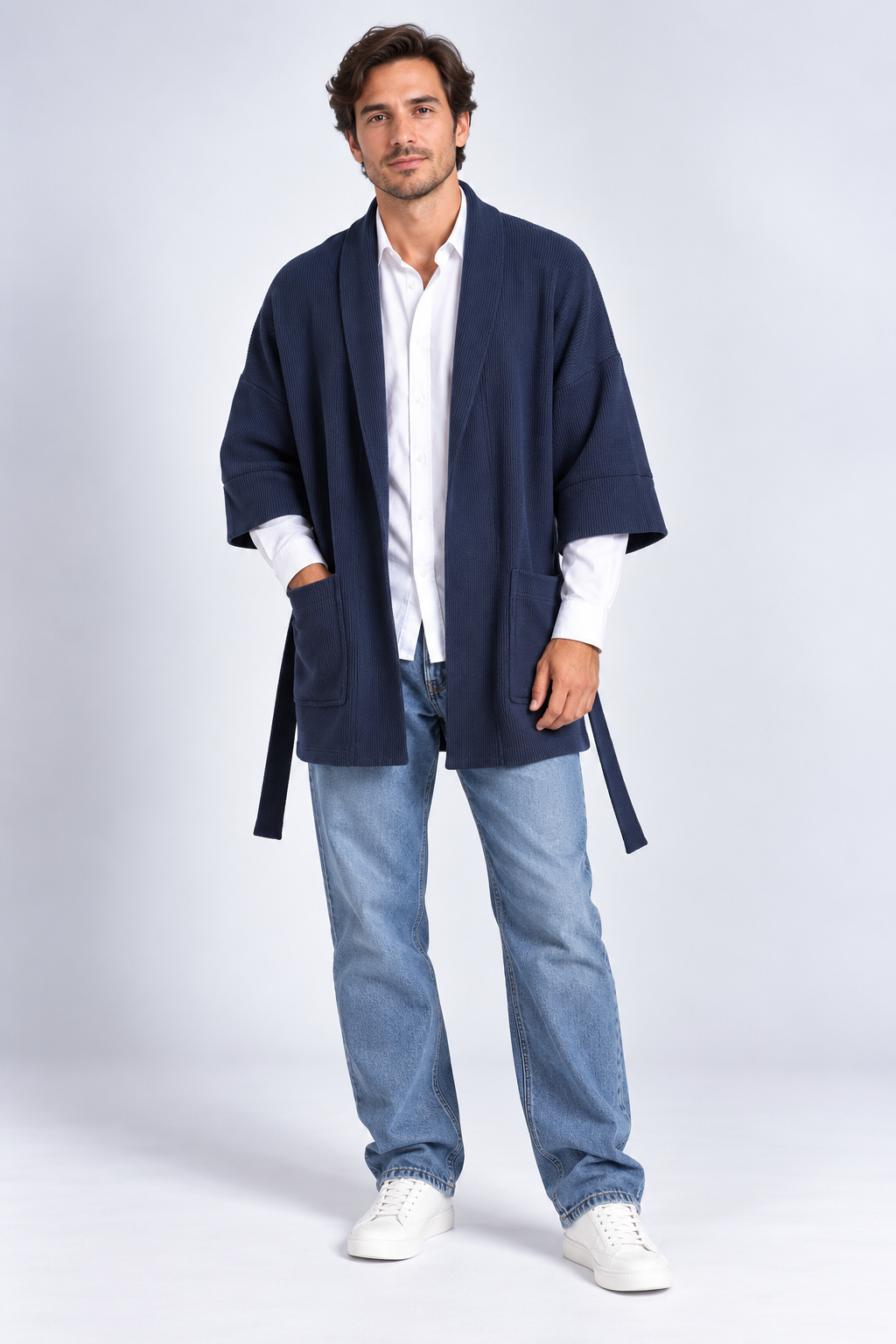 FULMARIX Unisex Cotton Cardigan