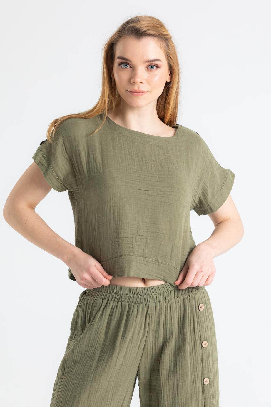 ZEL Blouse (151.511.01); 100% Cotton