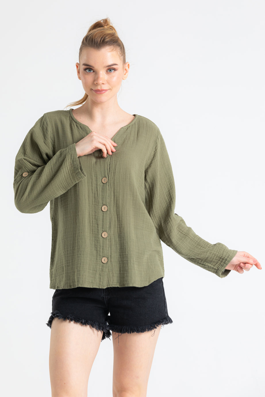 ASR Blouse (151.512.05) ; 100 % Coton