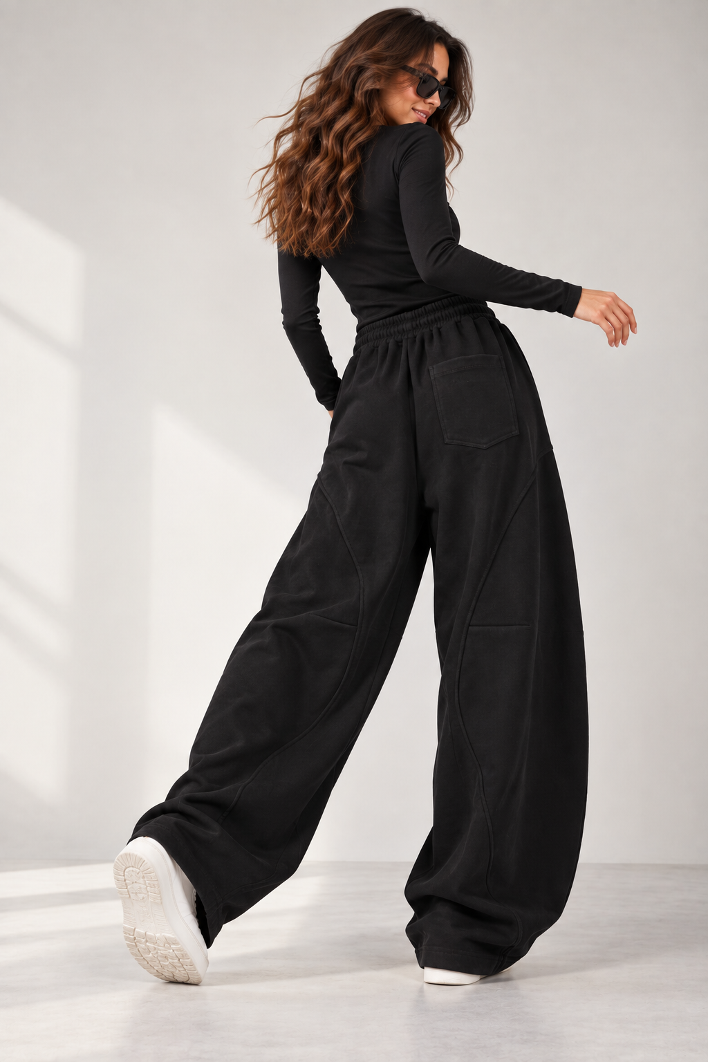 FULMARIX Women's Baggy Trousers