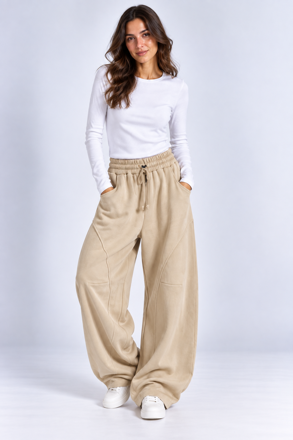 FULMARIX Women's Baggy Trousers
