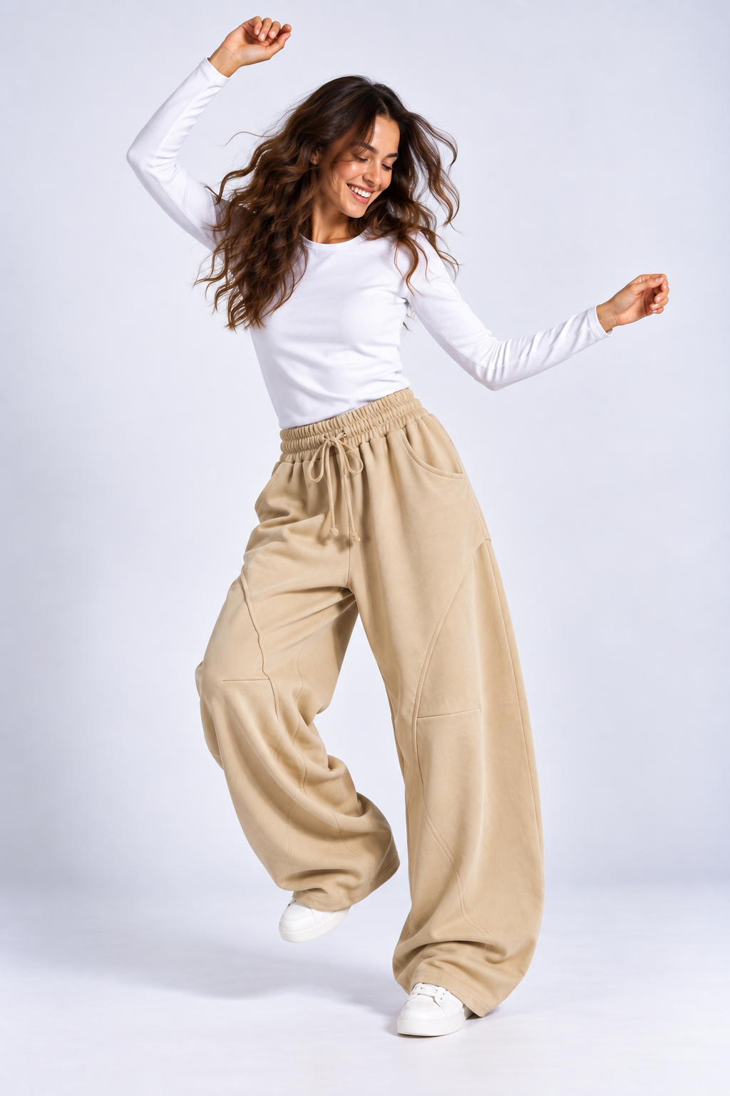 FULMARIX Women's Baggy Trousers