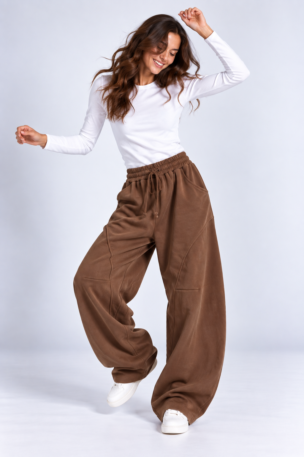 FULMARIX Women's Baggy Trousers