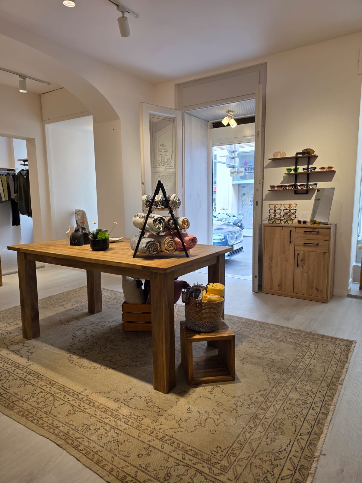 Fulmarix Vienna store interior with clothing, accessories and handmade products