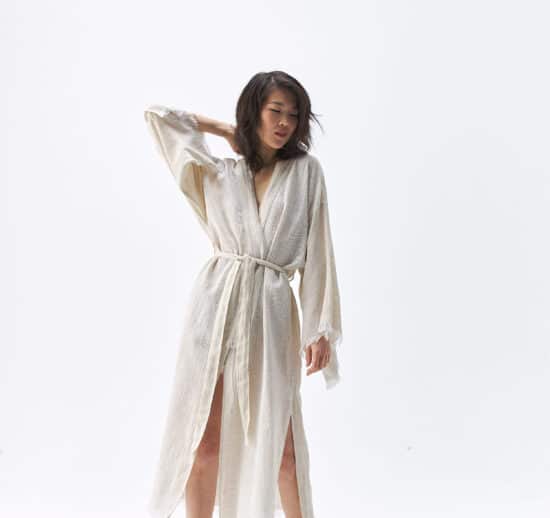 Linen Long Kimono
